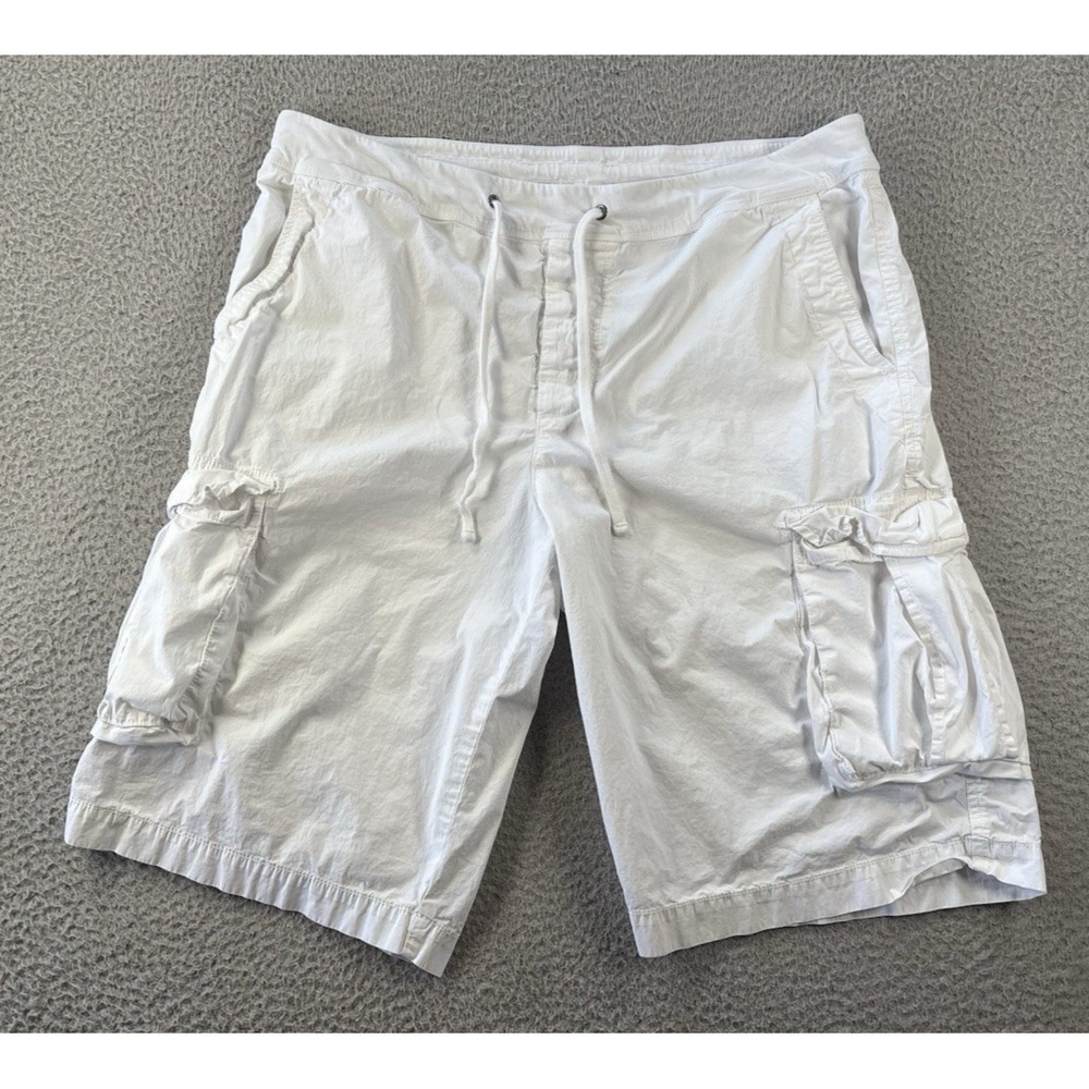 James Perse Stretch Poplin‎ Cargo Shorts Mens 4 Quiet Luxury Basics Designer